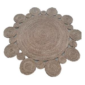 Emaga Dywan DKD Home Decor Naturalny Poliester Paka wodna (200 x 200 x 1 cm) - 2878346401