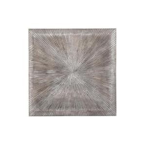 Emaga Dekoracja cienna DKD Home Decor 3D 121,5 x 2,5 x 122 cm Srebrzysty Nowoczesny - 2878458171