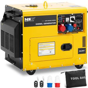 Emaga Agregat prdotwrczy generator prdu Diesel 16 l 240/400 V 6000 W AVR - 2878812476