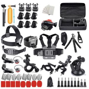 Emaga Zestaw akcesoriw mocowania do kamery sportowej GoPro DJI Insta360 SJCam Eken 67w1 - 2878812495