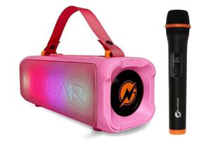 Emaga SPEAKER BLUETOOTH + WRL MIC/PINK BLAZOOKA703PK N-GEAR - 2878818535