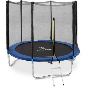 Emaga Trampolina ogrodowa z siatk i oson na spryny r. 240 cm do 100 kg - 2873694305