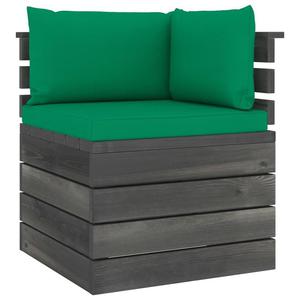 Emaga Ogrodowa sofa narona z palet, z poduszkami, drewno sosnowe - 2861716718