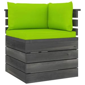 Emaga Ogrodowa sofa narona z palet, z poduszkami, drewno sosnowe - 2861716720