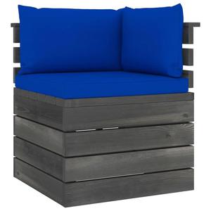 Emaga Ogrodowa sofa narona z palet, z poduszkami, drewno sosnowe - 2861716973