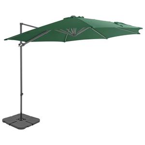 Emaga Parasol ogrodowy z przenon podstaw, zielony - 2862606209