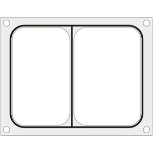 Emaga Matryca forma do zgrzewarek MCS na tack dwudzieln 227x178 mm - Hendi 805466 - 2868768402