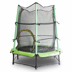 Emaga TRAMPOLINA DZIECICA ZIELONA 140CM DO DOMU OGRODU Z OSON I SIATK - 2868882279