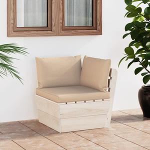 Emaga Ogrodowa sofa narona z palet z poduszkami, impregnowany wierk - 2869920884