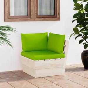 Emaga Ogrodowa sofa narona z palet z poduszkami, impregnowany wierk - 2869920892