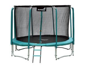 Emaga Trampolina Ogrodowa Jumpi 312cm/10FT Maxy Comfort Zielona Z Wewntrzn Siatk - 2861699189