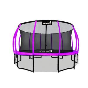 Emaga Trampolina Ogrodowa Jumpi 435cm/14FT Maxy Comfort Plus Fioletowa Z Wewntrzn Siatk - 2861699193