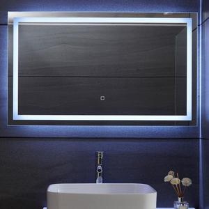 Emaga Aquamarin Lustro azienkowe z owietleniem LED, 100 x 60 cm - 2871262131