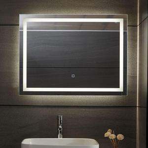 Emaga Aquamarin Lustro azienkowe z owietleniem LED 28 W, 80x60cm - 2871263079