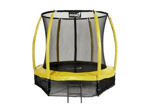 Emaga Trampolina Ogrodowa Jumpi 252cm/8FT Maxy Comfort Plus ta Z Wewntrzn Siatk - 2872484154