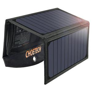 Emaga adowarka solarna soneczna USB skadana 19W 2xUSB czarna - 2873557693