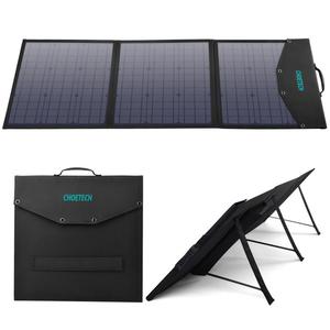 Emaga adowarka solarna soneczna skadana 120W DC 3 xUSB czarna - 2873557699