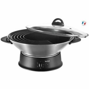 Emaga Patelnia Wok Tefal WO3000 Czarny Aluminium 1200 W - 2877885014