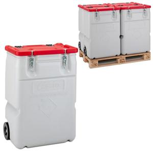 Emaga Pojemnik na odpady niebezpieczne MOBIL BOX 170L - czerwony - 2875727040