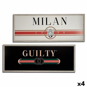 Emaga Obraz GUILTY MILAN Pyta 2 x 46 x 121 cm (4 Sztuk) - 2875079859