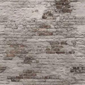 Emaga DUTCH WALLCOVERINGS Fototapeta Old Brick Wall, szara - 2875419265