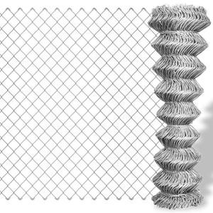 Emaga Siatka ogrodzeniowa z galwanizowanej stali, 25x1,25 m, srebrna - 2875419290