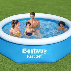 Emaga Bestway Nadmuchiwany basen Fast Set, okrgy, 244 x 66 cm, 57265 - 2875424279