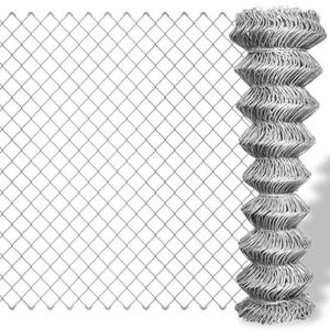 Emaga Siatka ogrodzeniowa z galwanizowanej stali, 15x1,25 m, srebrna - 2875445008