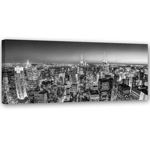 Emaga Obraz na ptnie, Nowy Jork panorama Miasta - 120x40 - 2875448443