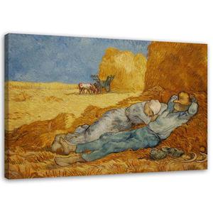 Emaga Obraz na ptnie, Siesta - V. van Gogh reprodukcja - 120x80 - 2875450816