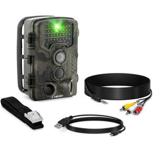 Emaga Fotopuapka kamera lena z czujnikiem ruchu 8MP F-HD 20m IR LED USB - 2875949682