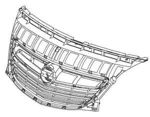 13413370 Atrapa Chodnicy Grill Przd Orygina OE Opel Meriva B - 2877549661