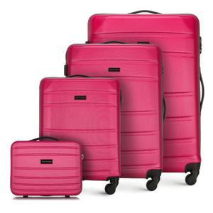 Zestaw walizek WITTCHEN 56-3A-65K-34 z kosmetyczk - 2861393212