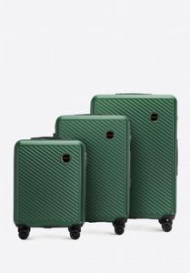 Zestaw walizek z ABS-u w paski WITTCHEN 56-3A-74S-85 - 2872319617