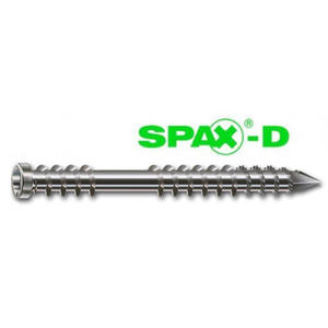 Nierdzewne wkrty SPAX D - 5 x 50 mm stal nierdzewna A2 - 200szt. - 2858138073