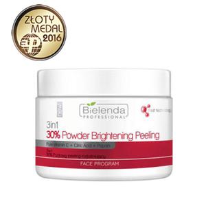 Bielenda 30% POWDER BRIGHTENING PEELING 3 w 1 Pudrowy peeling rozjaniajcy - 2857349598