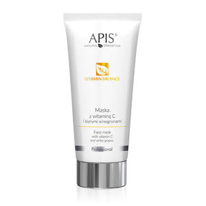 APIS Vitamin Balance maska z witamin C i biaymi winogronami 200 ml - 2857348801