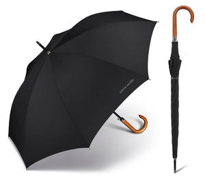 DŁUGI PARASOL MĘSKI PIERRE CARDIN Z DREWNIANĄ RĄCZKĄ - 2864343110