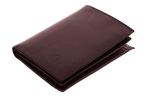 Skórzany portfel męski Orsatti M10B w kolorze br zowym - 2848498551