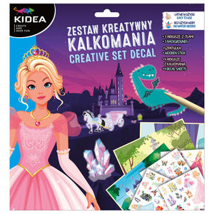 Zestaw kreatywny Kidea - kalkomania Księżniczki - 2873561732