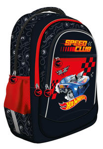 Plecak szkolny dla chłopca Hot Wheels 23 Speed Club - 2873944934