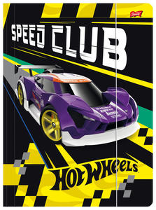 Teczka z gumk St.Majewski dla chłopca A4 HOT WHEELS Speed Club - 2874610113