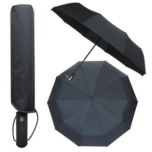 Automatyczny, składany bardzo mocny parasol męski XXL 120 cm - 2874610134