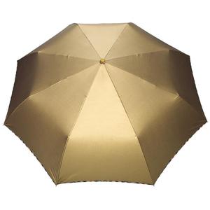 Automatyczna metaliczna parasolka damska marki Parasol, złota - 2876574188