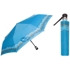 Automatyczna parasolka damska marki Parasol, skórzana r czka - 2877982910