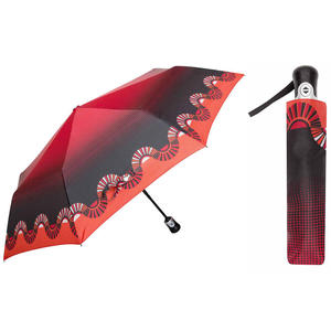 Automatyczna parasolka damska marki Parasol, skórzana r czka - 2877982923