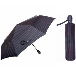 Automatyczna elegancka parasolka męska marki Parasol, w paseczki - 2877982940