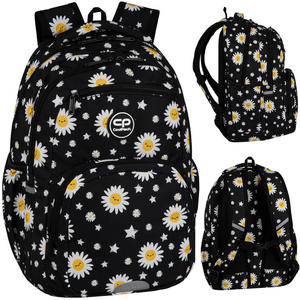 Plecak szkolny dwukomorowy 21 L COOLPACK PICK DAISY BLACK - 2878456002