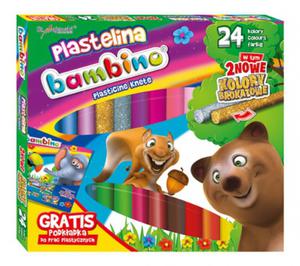 Plastelina Bambino 24 kolory + podkładka - 2848499844