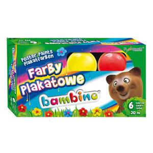 6 farb plakatowych Bambino 6 x 20ml - 2848500056